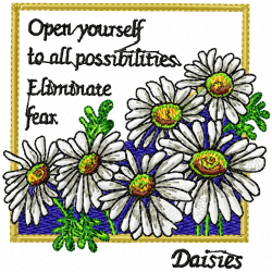 Words Embroidery Design 1